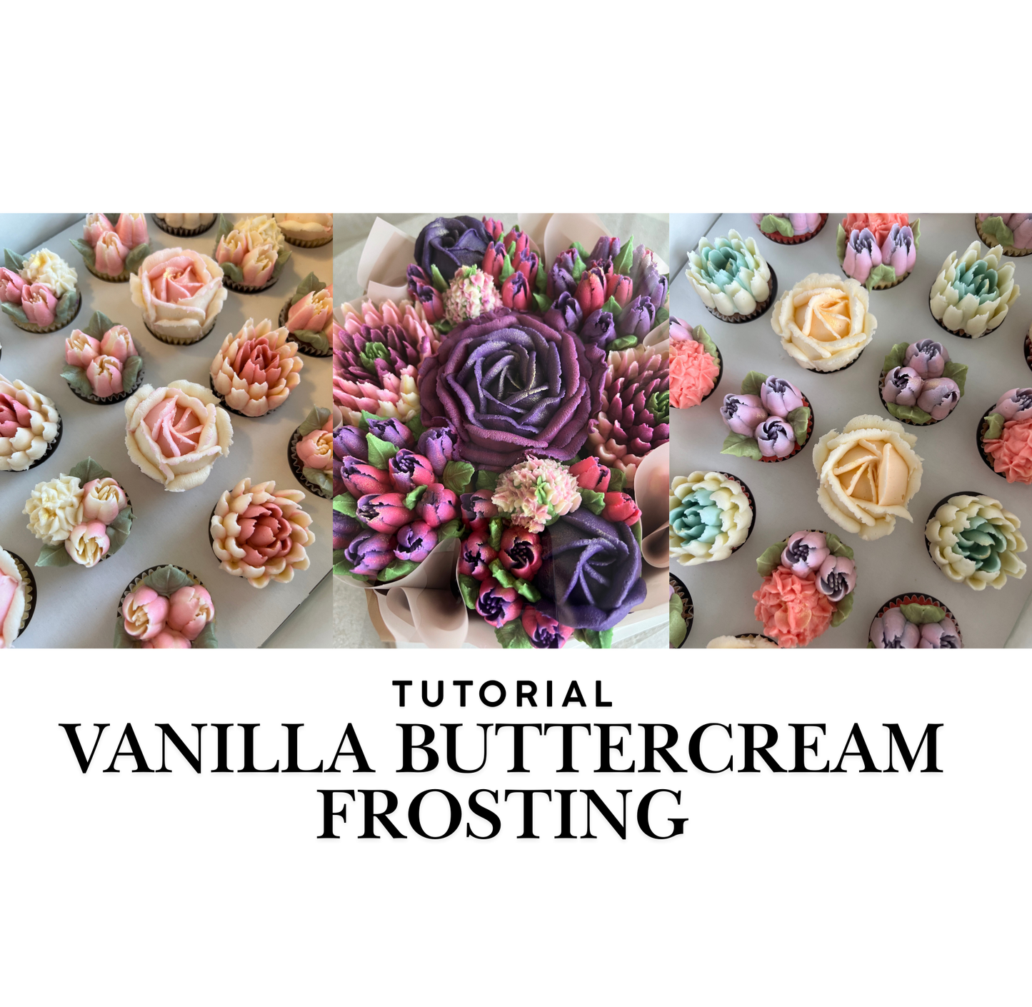 Vanilla Buttercream Frosting Recipe - Perfect for Cupcake Piping - No Milk - No Eggs - No Shortening - No Cooking - Perfect Amount of Sweetness