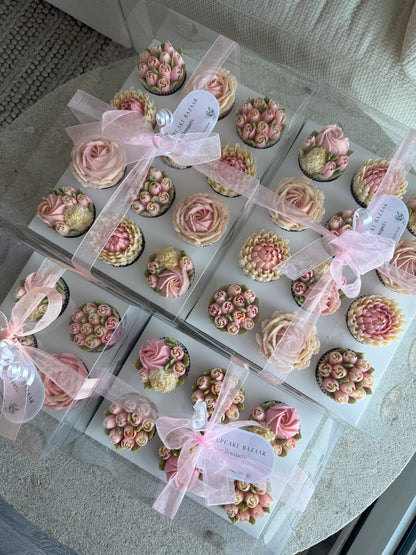 Luxury 12-Cupcake Clear Box - Set of 10