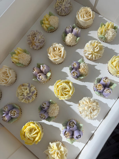 Luxury 24 Mini Window-Lid Cupcake Box - Pack of 10