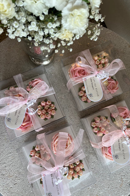 Luxury 4-Cupcake Clear Box - Set of 10