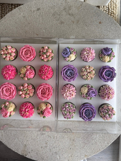 Luxury 12-Cupcake Clear Box - Set of 10