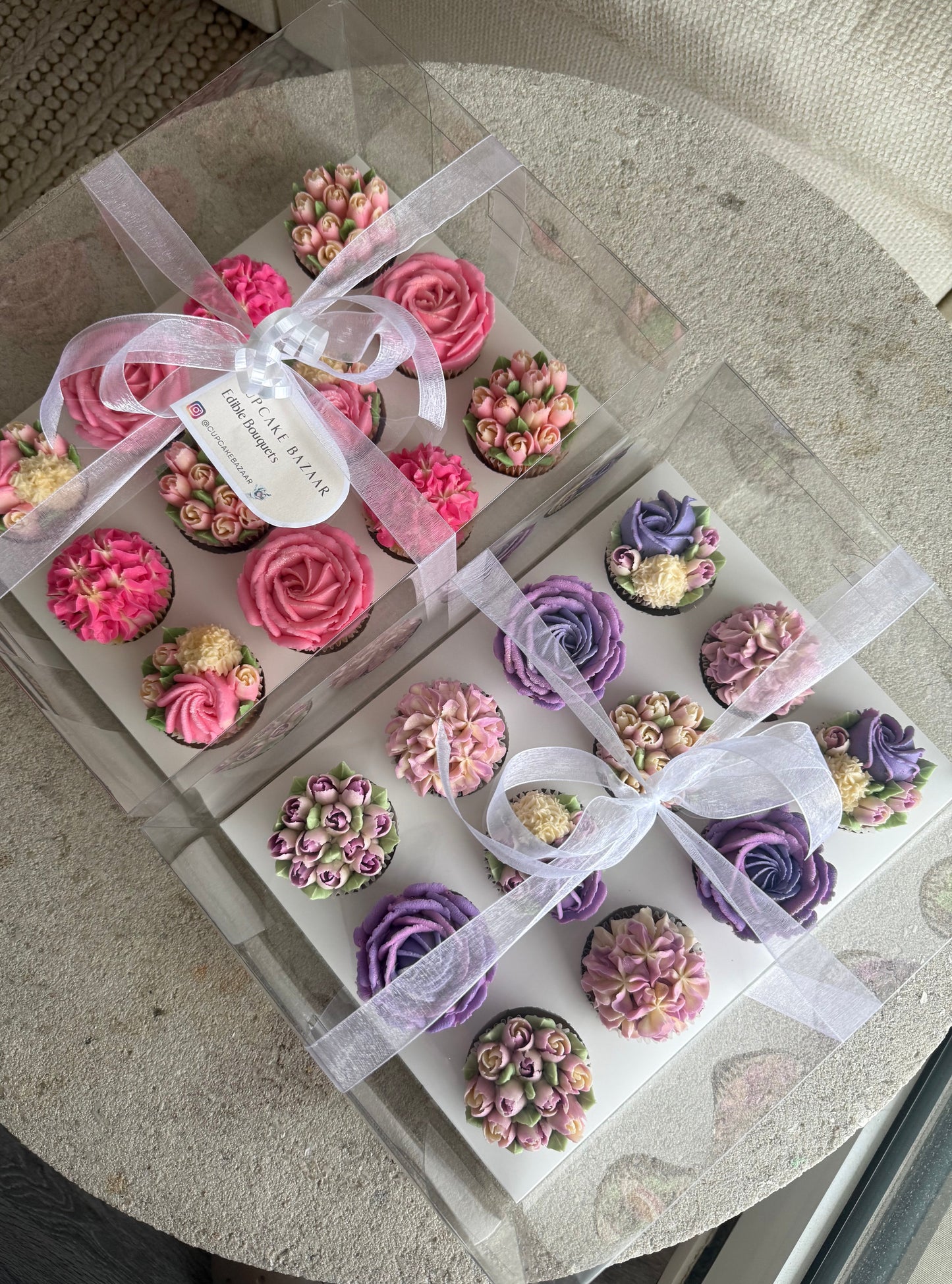 Luxury 12-Cupcake Clear Box - Set of 10
